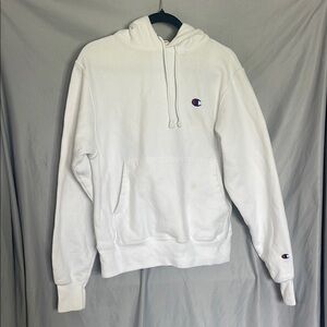 Champion Men's Classic White Hoodie